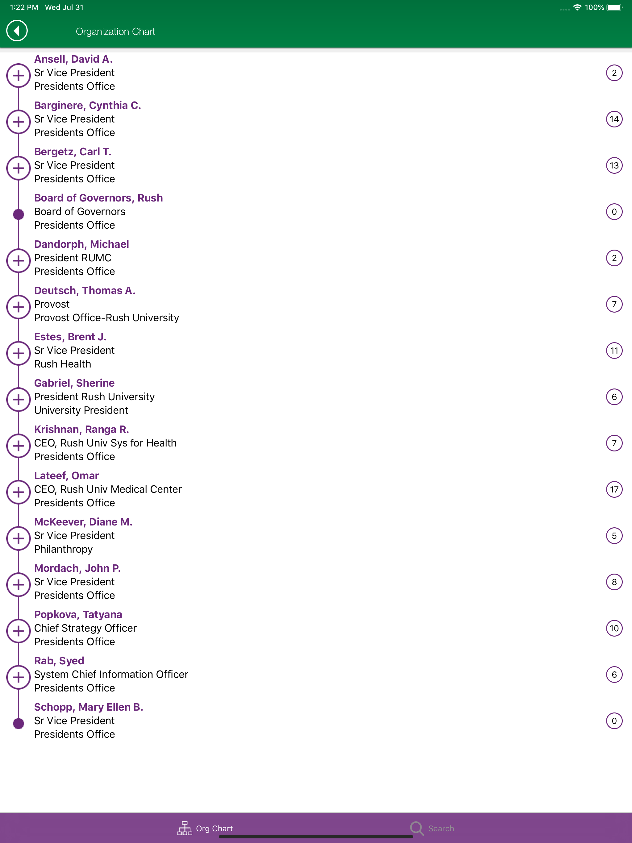 RUSH Staff App screenshot 5
