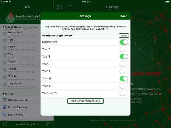 App screenshot