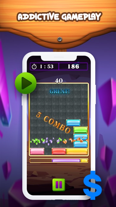 Jewel Slide Drop Blast Puzzle Screenshot