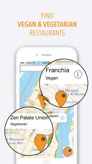 Healthymap - Vegetarian restaurants NYC(圖1)-速報App