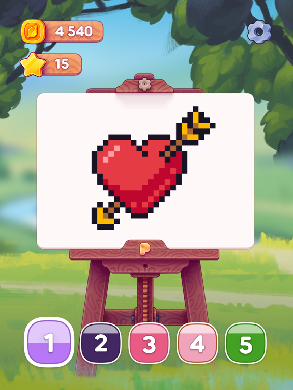 Screenshot #6 pour Pixelwoods: Coloriage & dessin