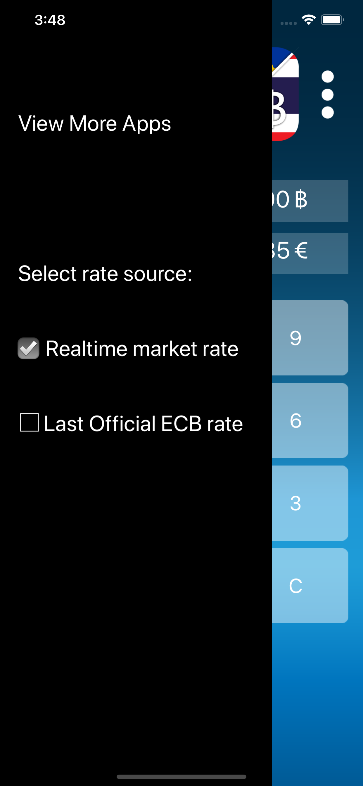 Euro Thai Baht Converter screenshot 3