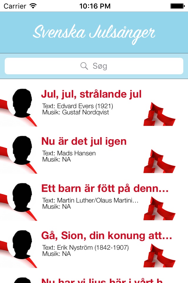 Svenska Julsånger screenshot 2