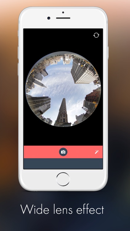 Fish Eye Camera +: 3d fisheye effect lomo lens cam