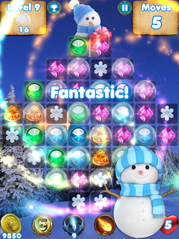 Frozen Snowman - Santa Tracker iPad screenshot 2 - Games app