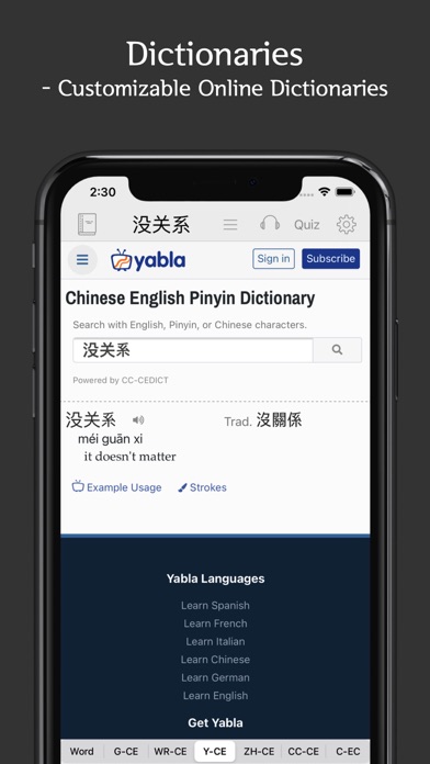 HSK Vocab Lite Screenshot