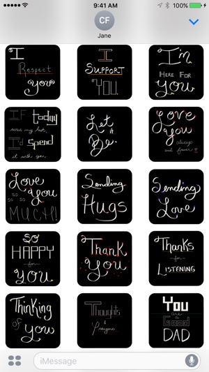 Kind Words - Text Stickers for iMessage(圖3)-速報App