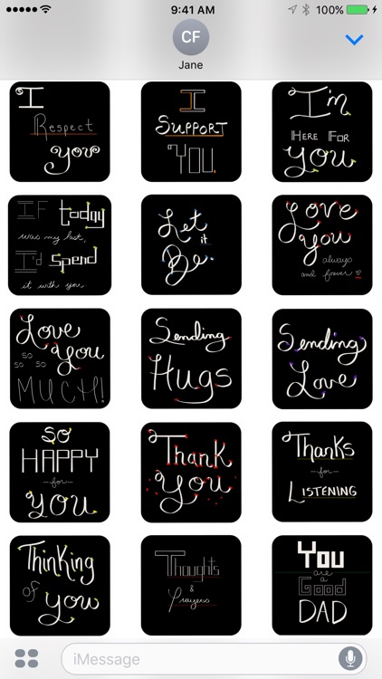 Kind Words - Text Stickers for iMessage