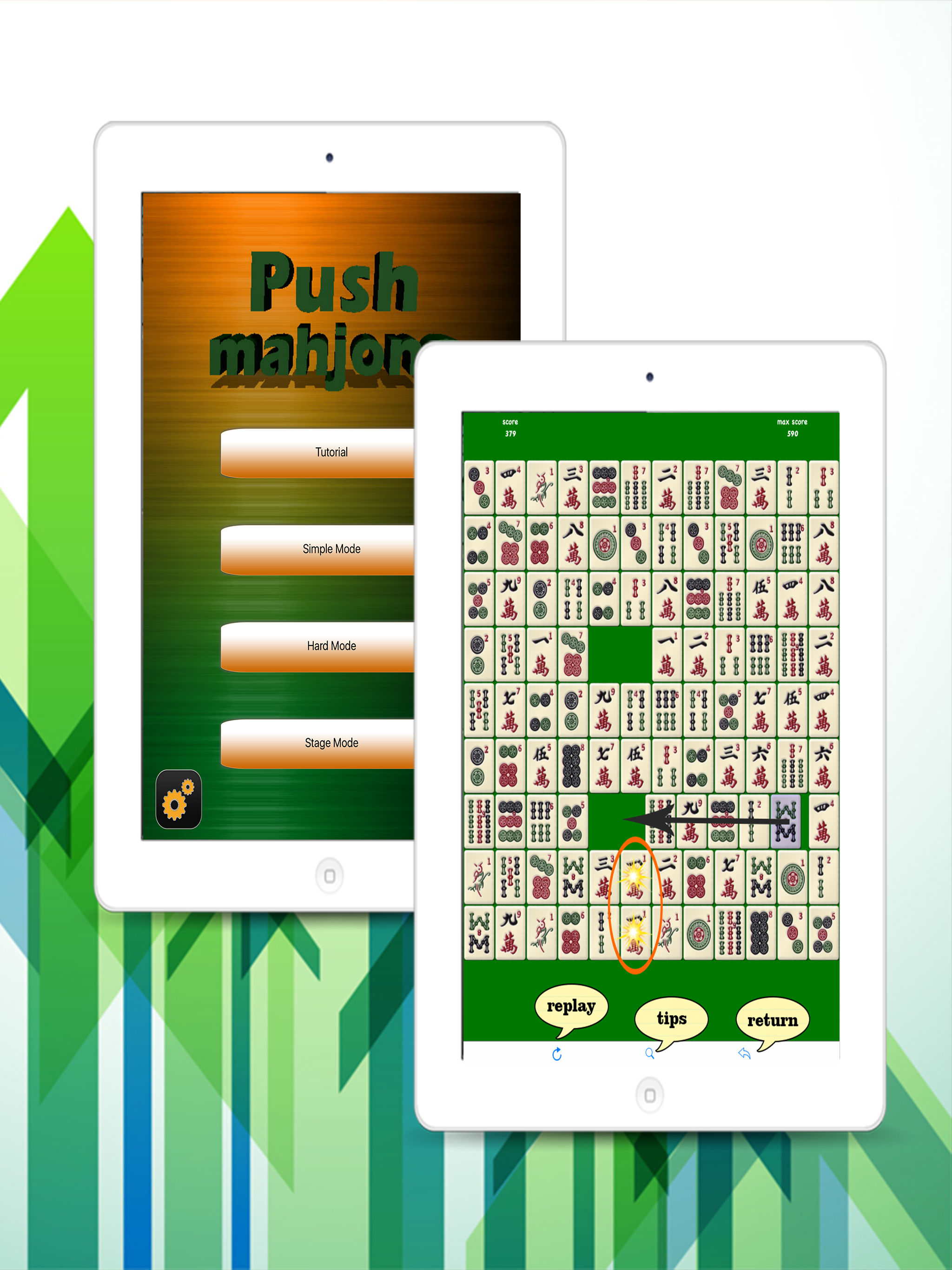Push Mahjong: solitaire puzzle
