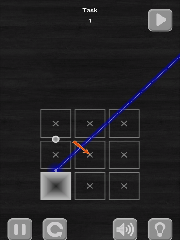 Lazers Puzzle. Colored rays iPad screenshot