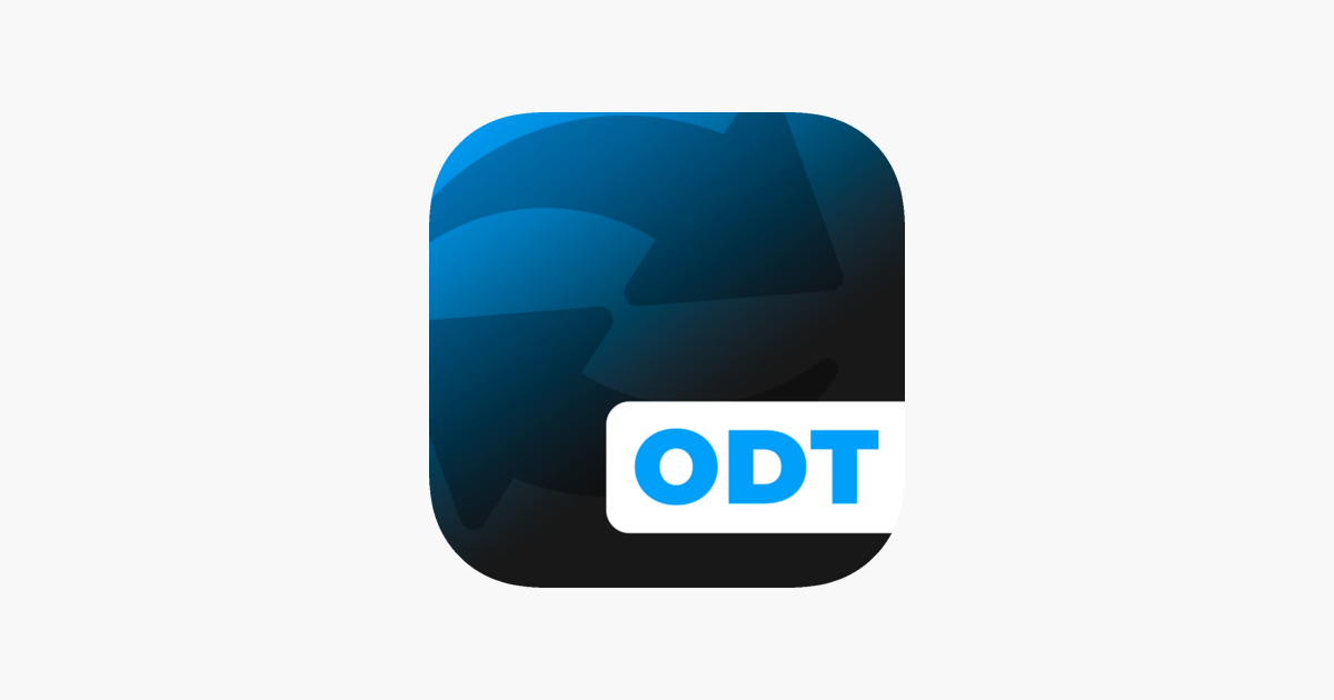 Convertisseur ODT, ODT en WORD dans l'App Store