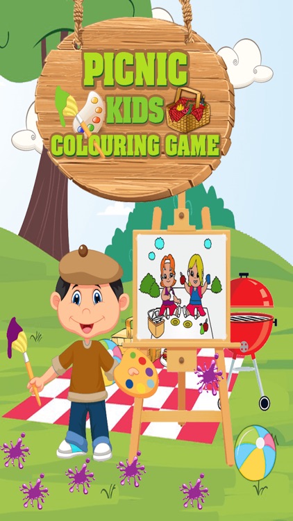 Picninc Kids Coloring Game Pro