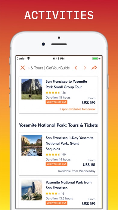 Yosemite National Park Screenshot