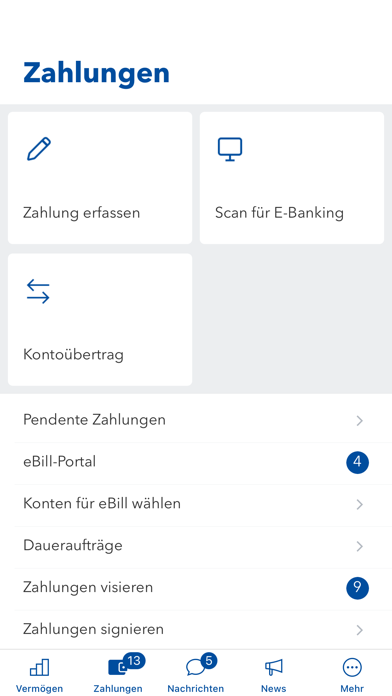 Ersparniskasse Rüeggisberg Screenshot