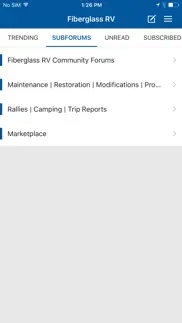 fiberglass rv owners community iphone screenshot 1