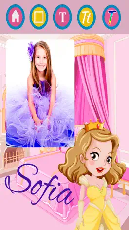 Game screenshot Fairy princess photo frames for kids – Editor mod apk