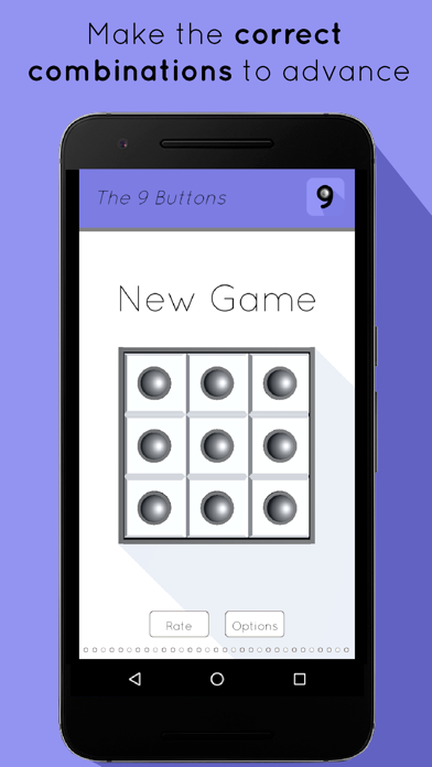 9 Buttons – スマートクリエイティブロジックパズルのおすすめ画像1