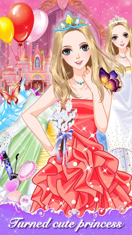 Fairy dress - Makeup plus girly games