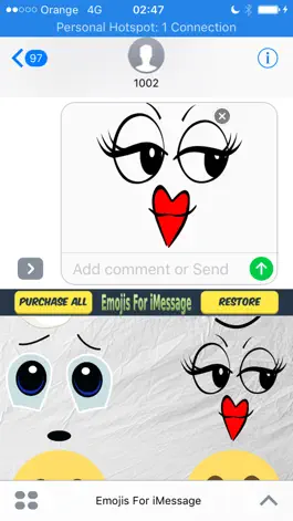 Game screenshot Emojis For iMessage apk