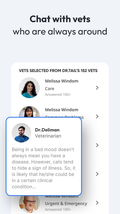 Dr.Tail: Chat with Online Vets