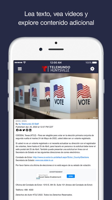 Telemundo Huntsville WAFF-SP Screenshot