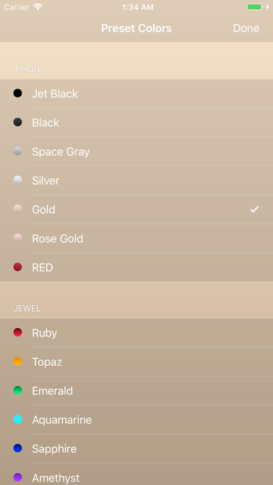 BG Color Screenshot