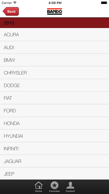 Auto Catalog by Bando USA, Inc.