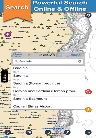 Marine Sardinia Nautical chart screenshot 3
