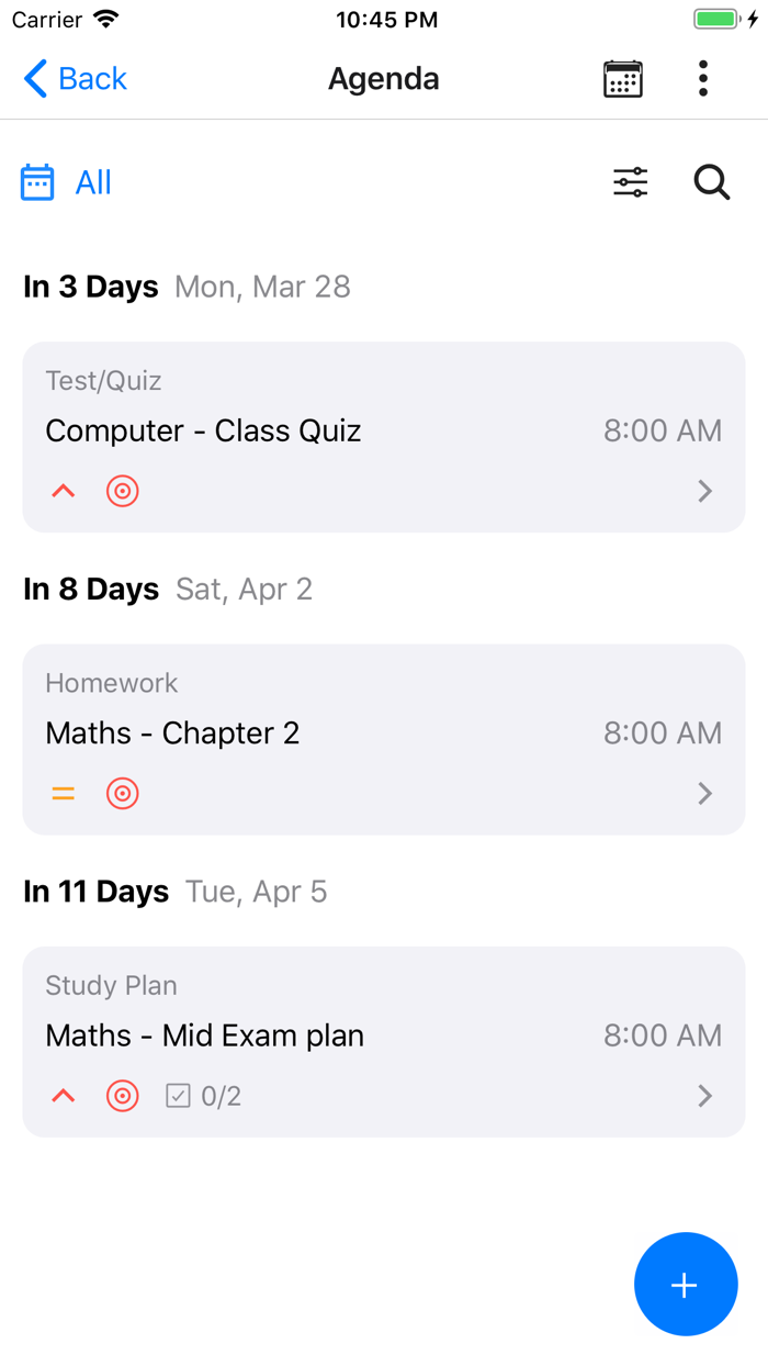 Study planner - ManavarApp