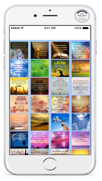 Screenshot #2 pour Imágenes con Frases Cristianas