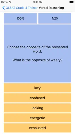 Game screenshot OLSAT for 4th Grade hack