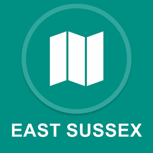 East Sussex, UK : Offline GPS Navigation