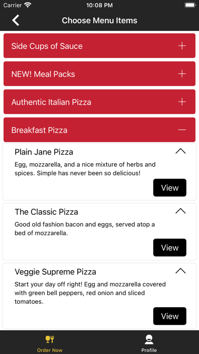 Brandani's Pizza Screenshot