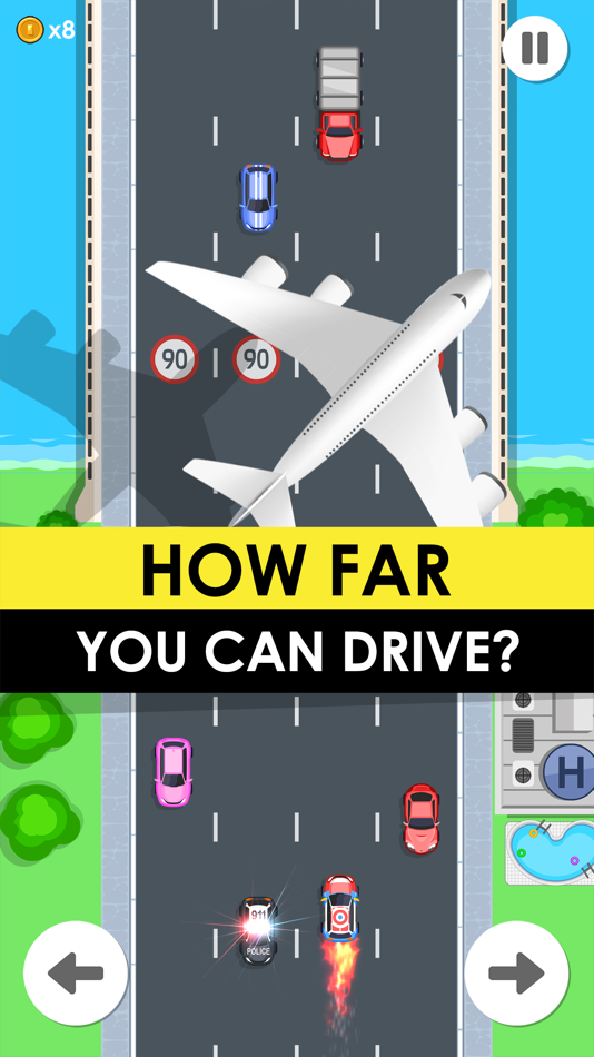 #4. Drive Fast - 2d Retro Racing (iOS) 由: Vitaliy Onyshchenko