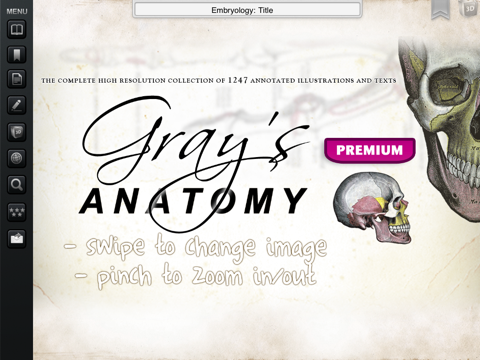 Grays Anatomy Premium for iPadのおすすめ画像1