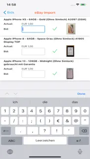 sniper for ebay bid auctions iphone screenshot 4