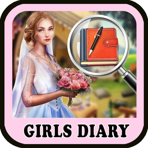Free Hidden Objects : Girls Diary Icon