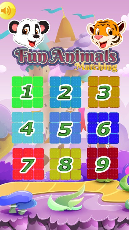 Zoo Animals Matching Puzzle Game for Kids