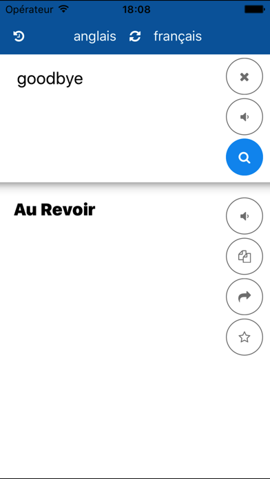 Screenshot #2 pour Français Anglais Traduction