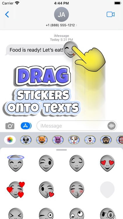 Sticky 'Moji: Alien Stickers screenshot-6