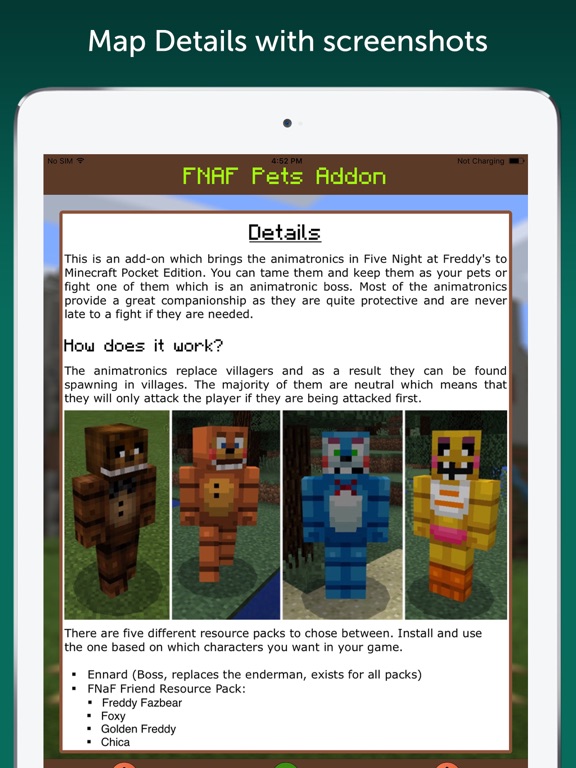 Screenshot #6 pour FNaF Add-On for Minecraft PE
