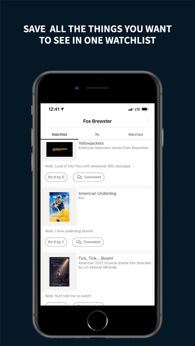 WatchlistRx Screenshot