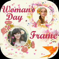 Women Day Photo Frame -Wonder PhotoCamera sticker