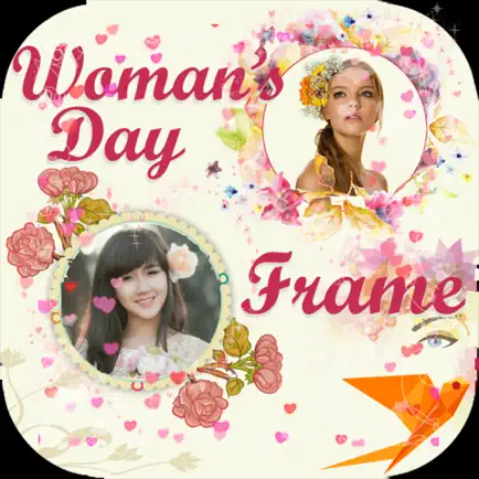 Women Day Photo Frame -Wonder Photo,Camera sticker Cheats