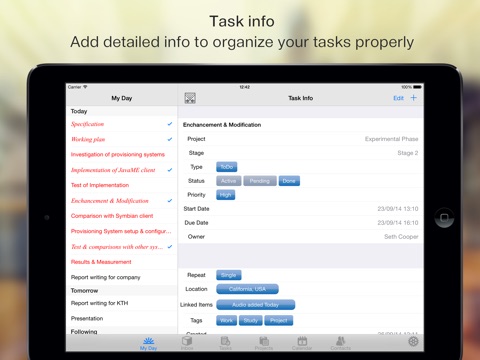 Task Focus - Organizer screenshot 4