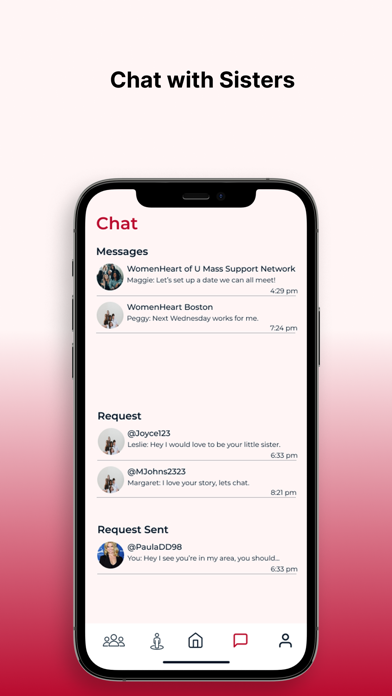 WomenHeart - Sistermatch Screenshot