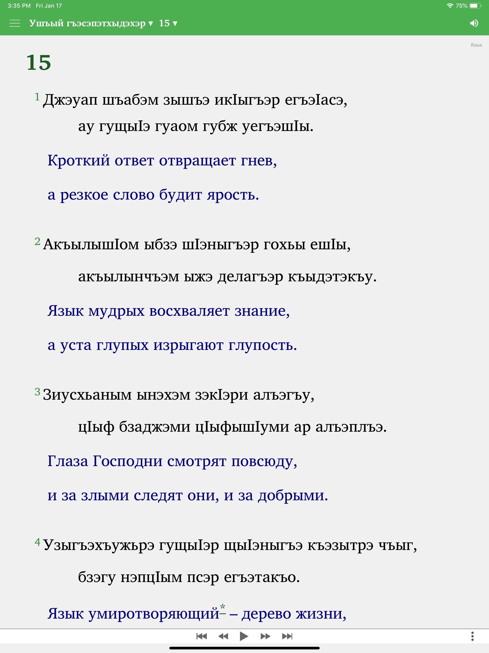Proverbs in Adyghe