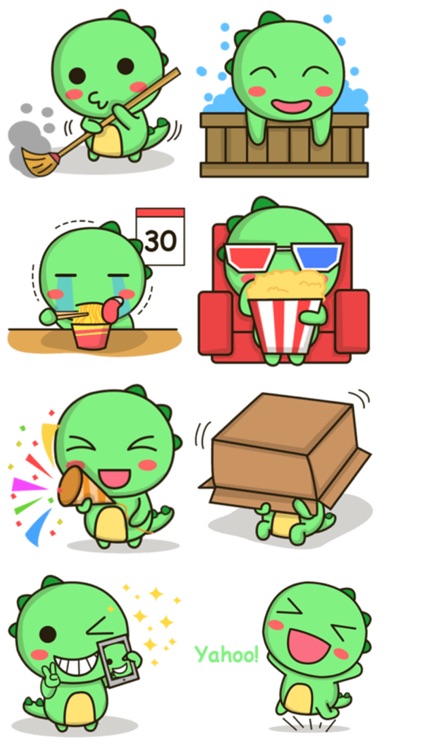Happy Dinosaur Stickers screenshot-4