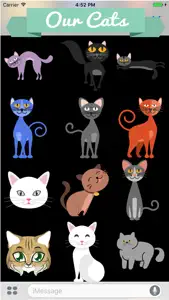 Huge Cat Sticker Pack screenshot #2 for iPhone