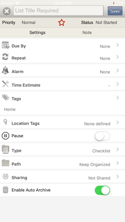 Alloy Tasks and To Do